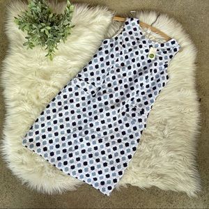 Boden Panel Vintage Tunic Embroidered Dress